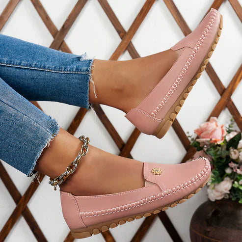 VALESSA THUKY - tylish Orthopedic Leather Shoes - All-Day Comfort for Women