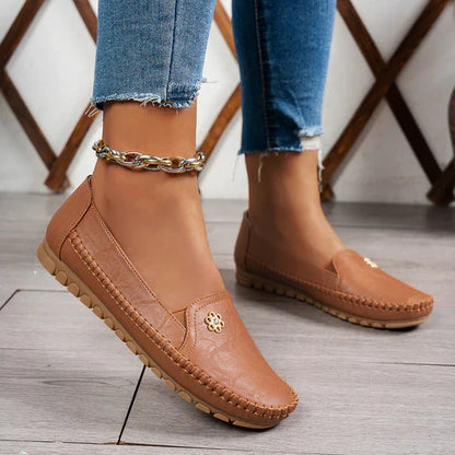 VALESSA THUKY - tylish Orthopedic Leather Shoes - All-Day Comfort for Women