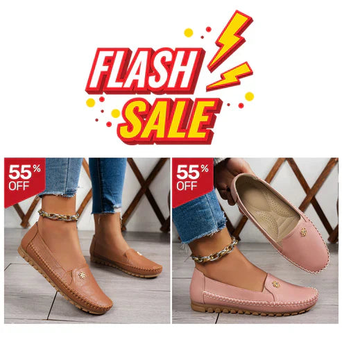 VALESSA THUKY - tylish Orthopedic Leather Shoes - All-Day Comfort for Women